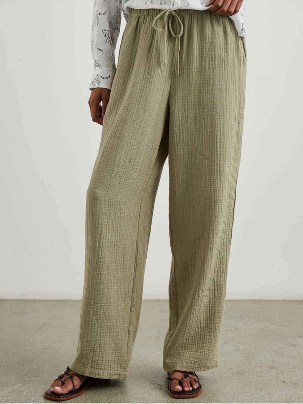 Rails Airy Green Pant Size S